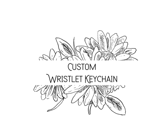 Custom Wristlet Keychain
